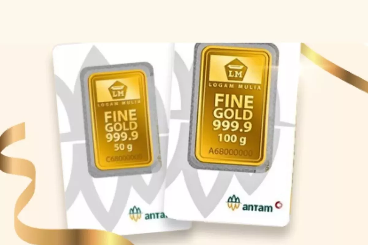 Nilai Jual Emas Antam Tertahan Rp1.310.000 per Gram Awal Pekan