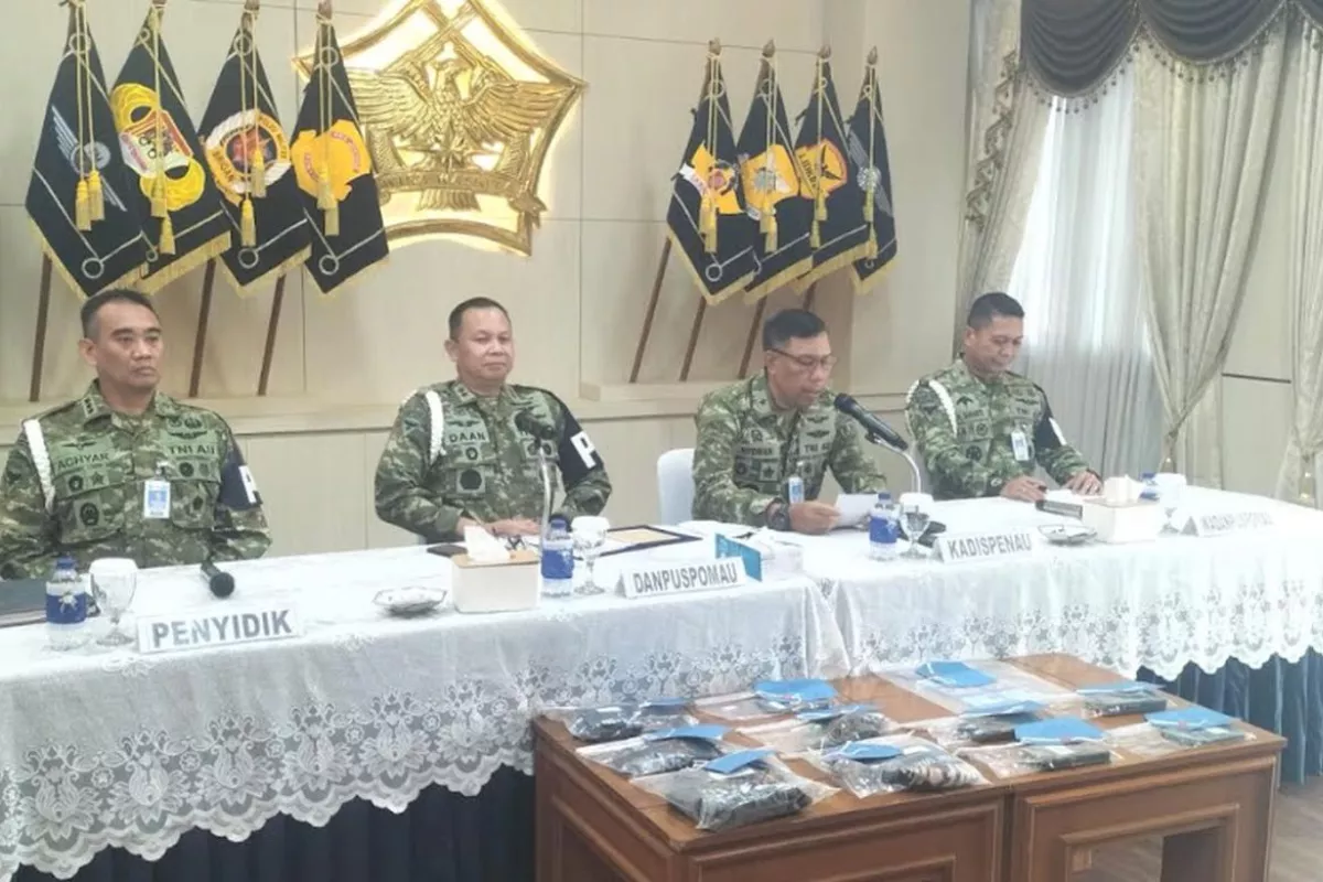 Puspomau Tetapkan 4 Prajurit TNI AU Tersangka Penganiayaan Serda Ahmad