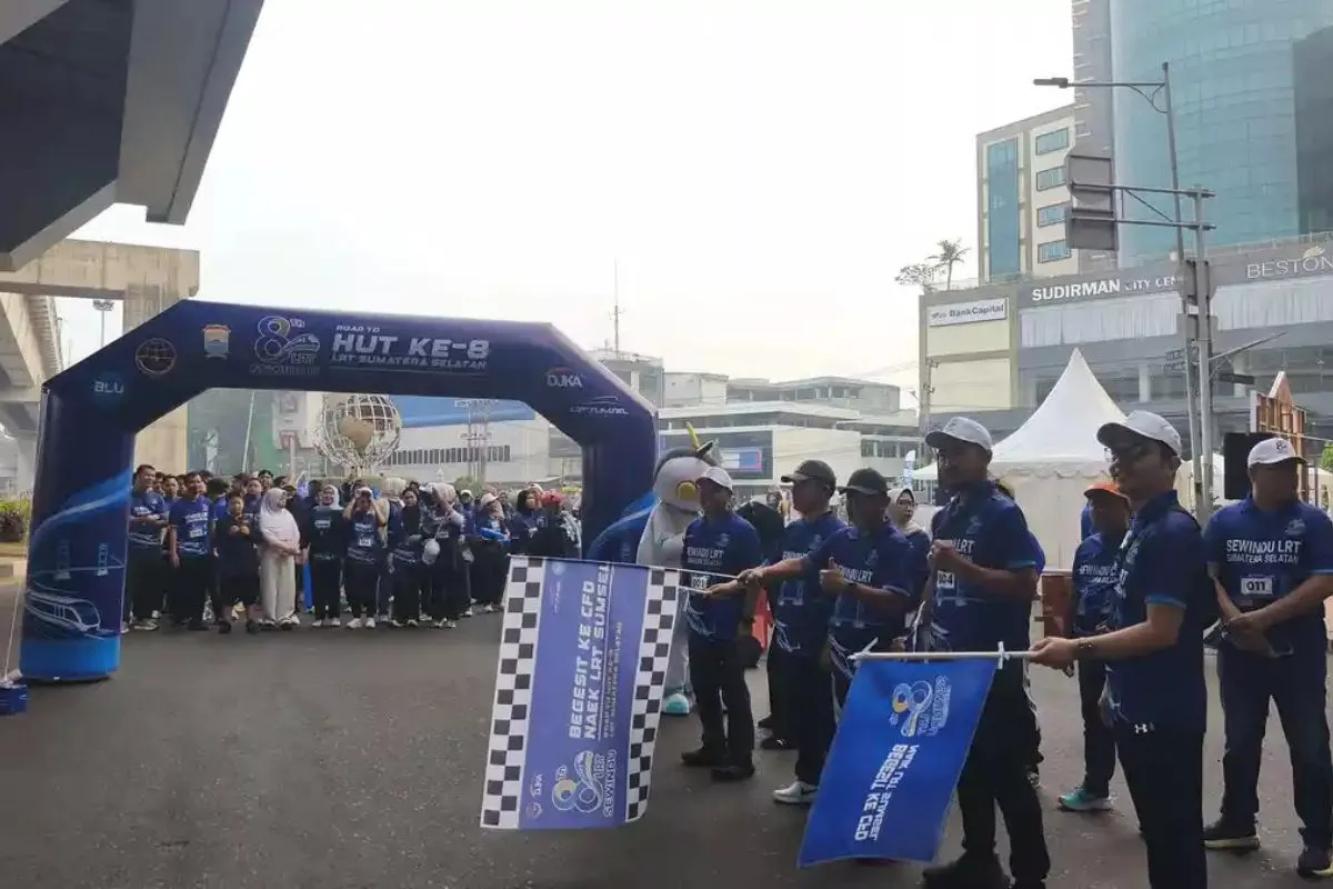 KAI Palembang Kampanyekan Transportasi Publik Lewat Kegiatan CFD