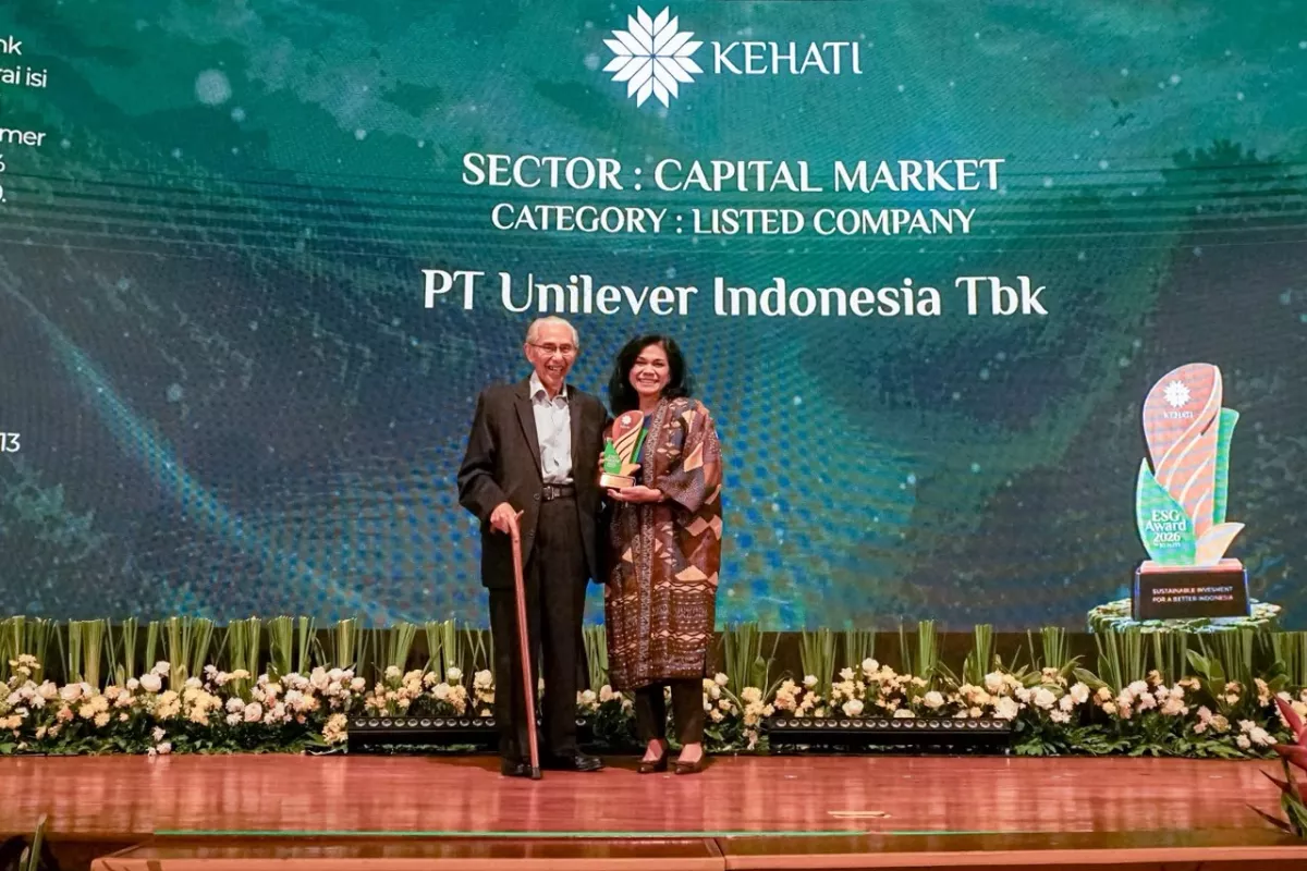 Unilever Indonesia Raih Penghargaan Best Emiten ESG Award 2026 KEHATI!