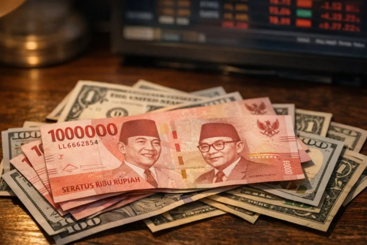 Rupiah Loyo ke Rp17.405/US$ di Tengah Memanasnya Hubungan AS-Iran