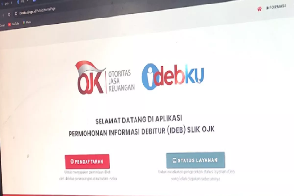 Cara Cek SLIK OJK Pengganti BI Checking Terbaru 2026 Melalui iDebKu