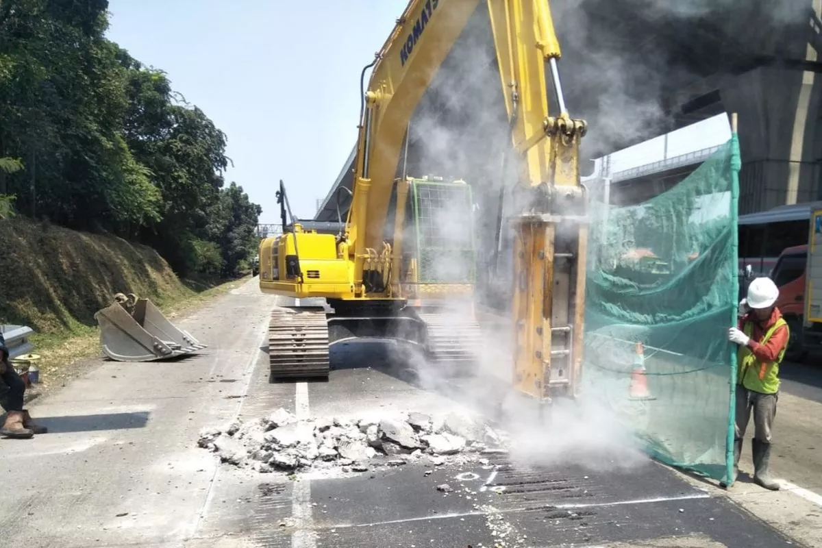 Ada Perbaikan Jalan di 7 Titik Tol Jakarta-Cikampek, Cek Lokasinya