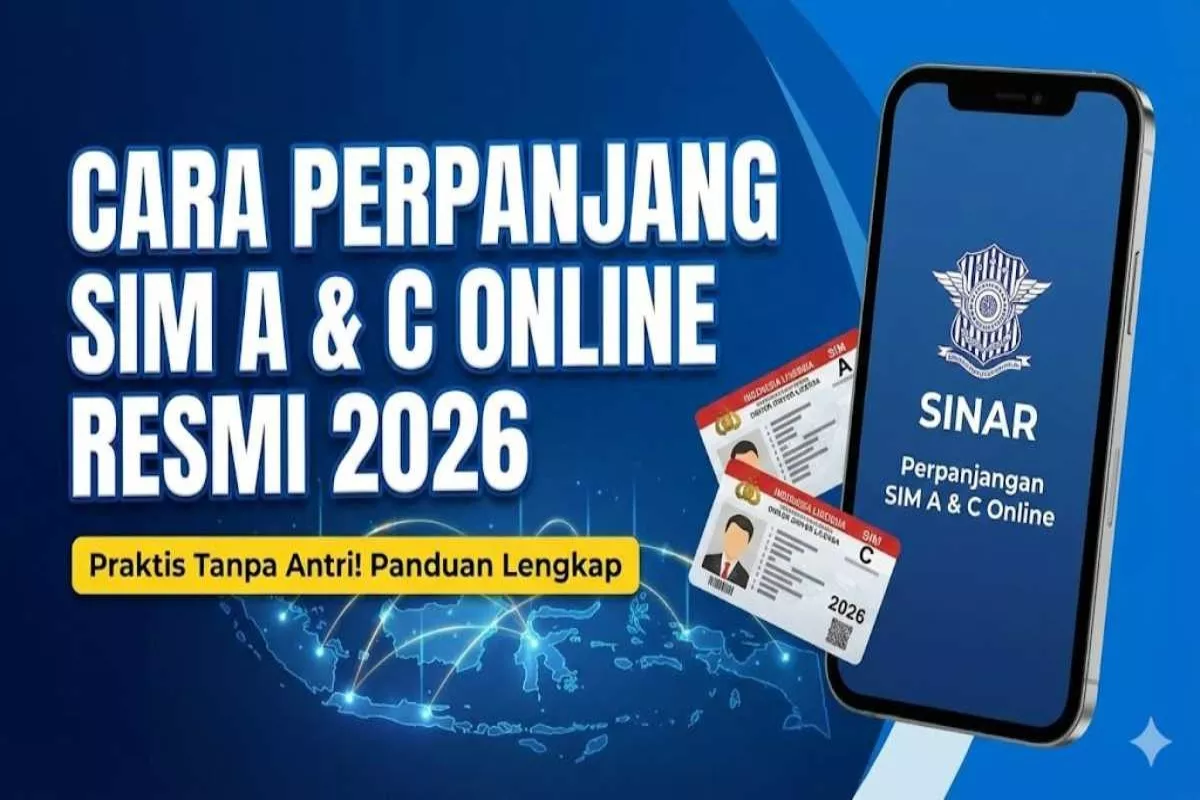 Cara Perpanjang SIM Online Terbaru 2026 Lewat Aplikasi Digital Korlantas