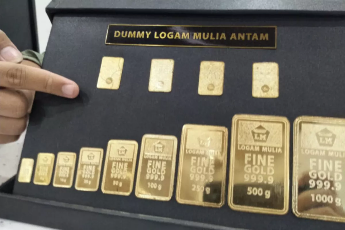 Harga Emas Antam dan UBS di Pegadaian Kompak Turun Hari Ini