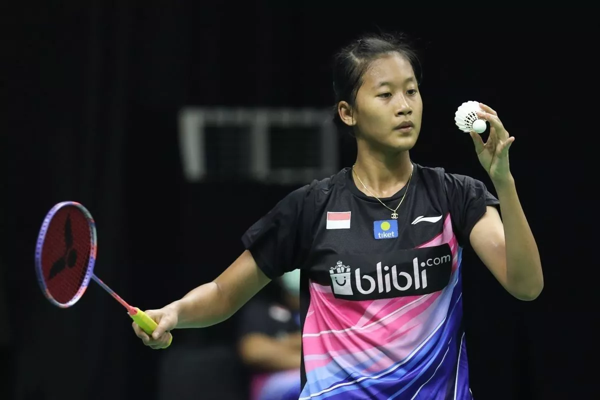 China Open 2026: Putri KW Antisipasi Bola Atas Tomoka Miyazaki
