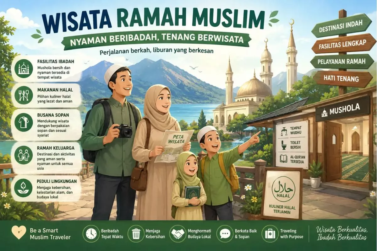 Kembangkan Wisata Halal, 15 Provinsi Jadi Destinasi Ramah Muslim