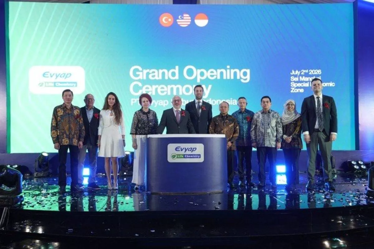 Evyap Resmikan Pabrik Oleokimia Senilai 2,34 Triliun Rupiah di Sei Mangkei