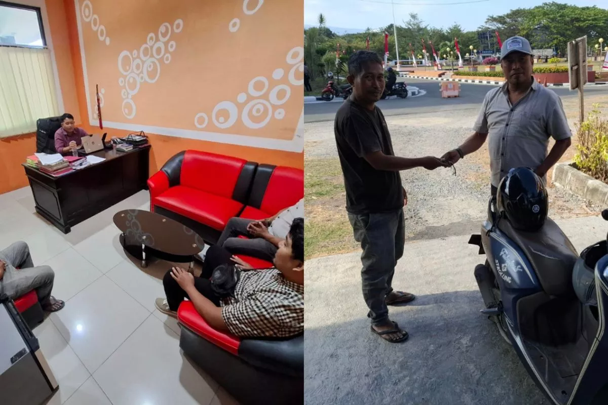 Polresta Banggai Selesaikan Kasus Pencurian Motor Secara Damai via RJ