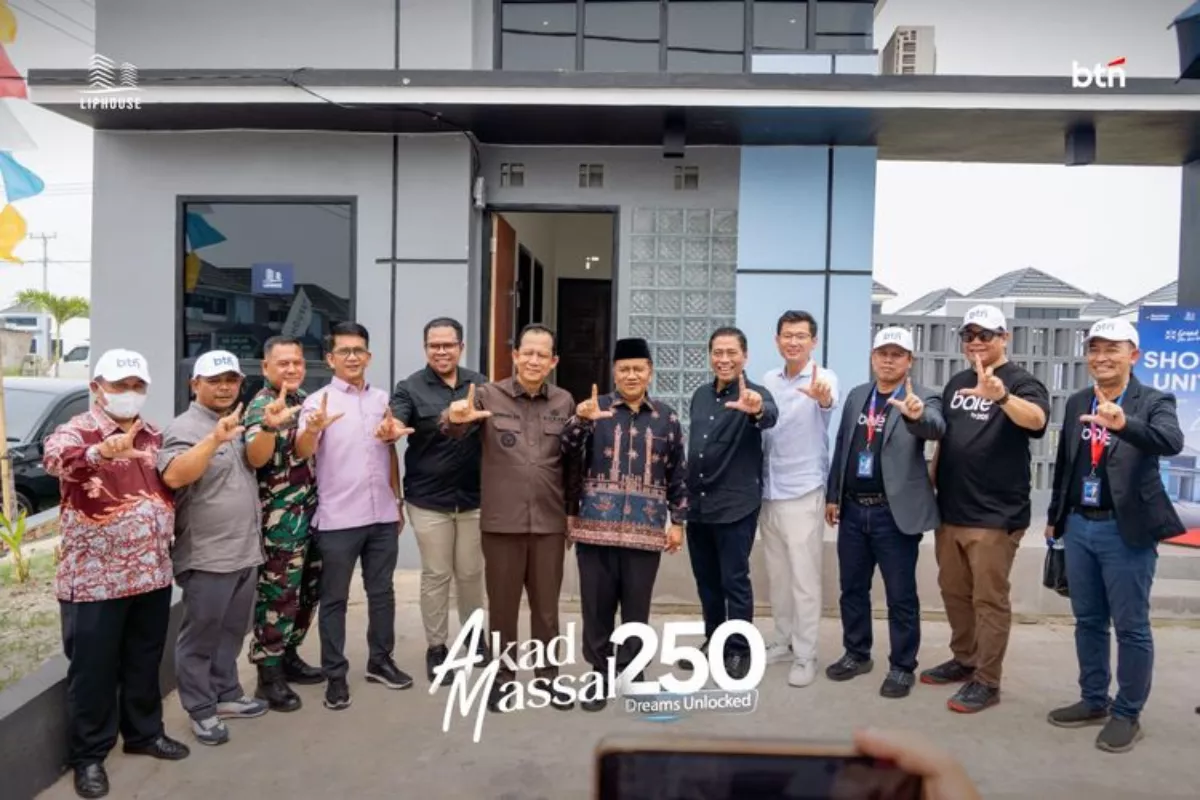 LIP House Jambi Dan BTN Gelar Akad Massal KPR Subsidi 250 Keluarga