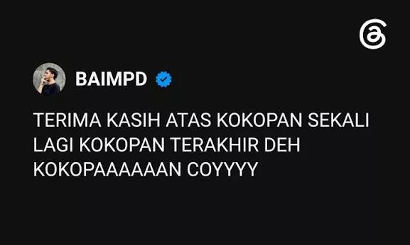 Sebuah utas di Threads
