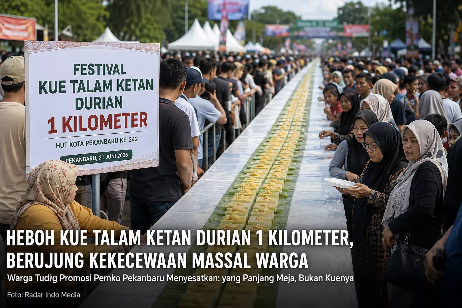 KETIKA YANG PANJANG BUKAN KUE, TAPI EKSPEKTASI WARGA