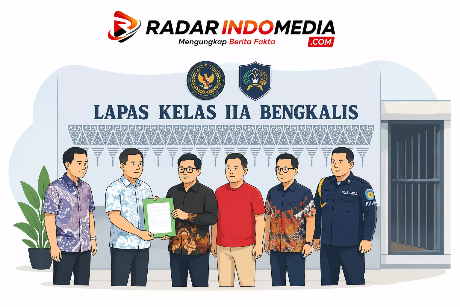 DPO Kasus Perambahan Hutan Serahkan Diri ke Kejari Bengkalis