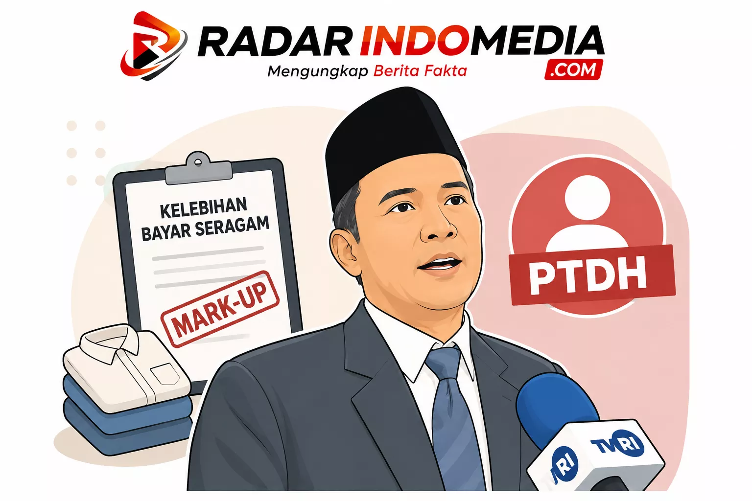 Oknum PNS Kasus Kelebihan Bayar Seragam Terancam PTDH