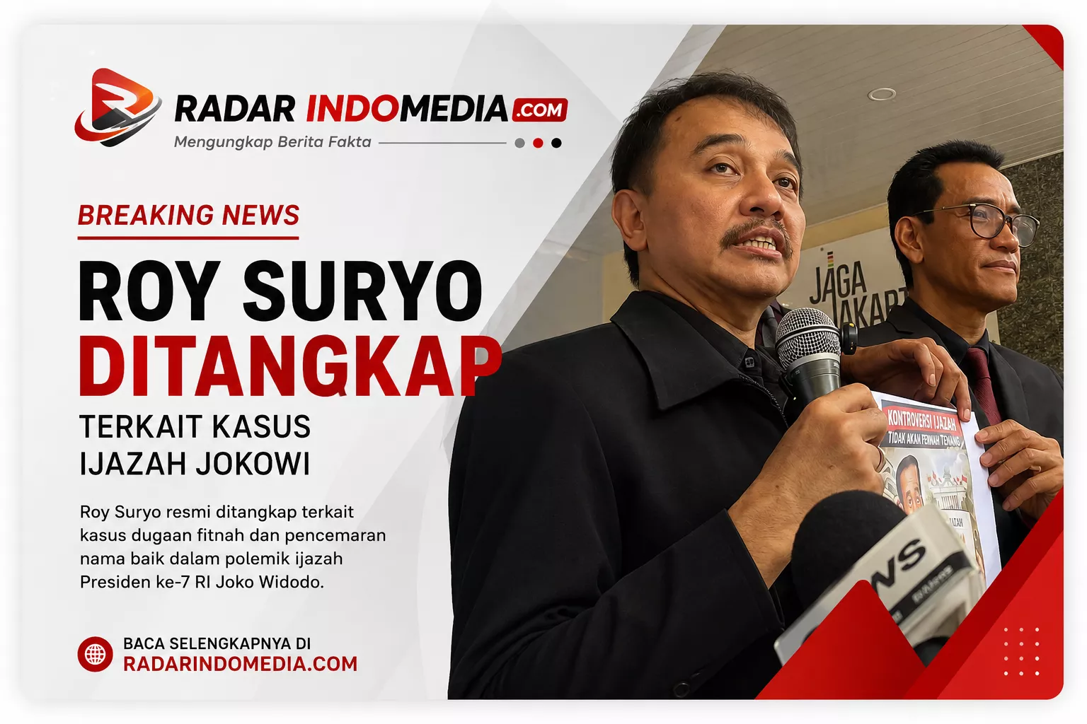 Roy Suryo Ditangkap, Drama Politik atau Penegakan Hukum?