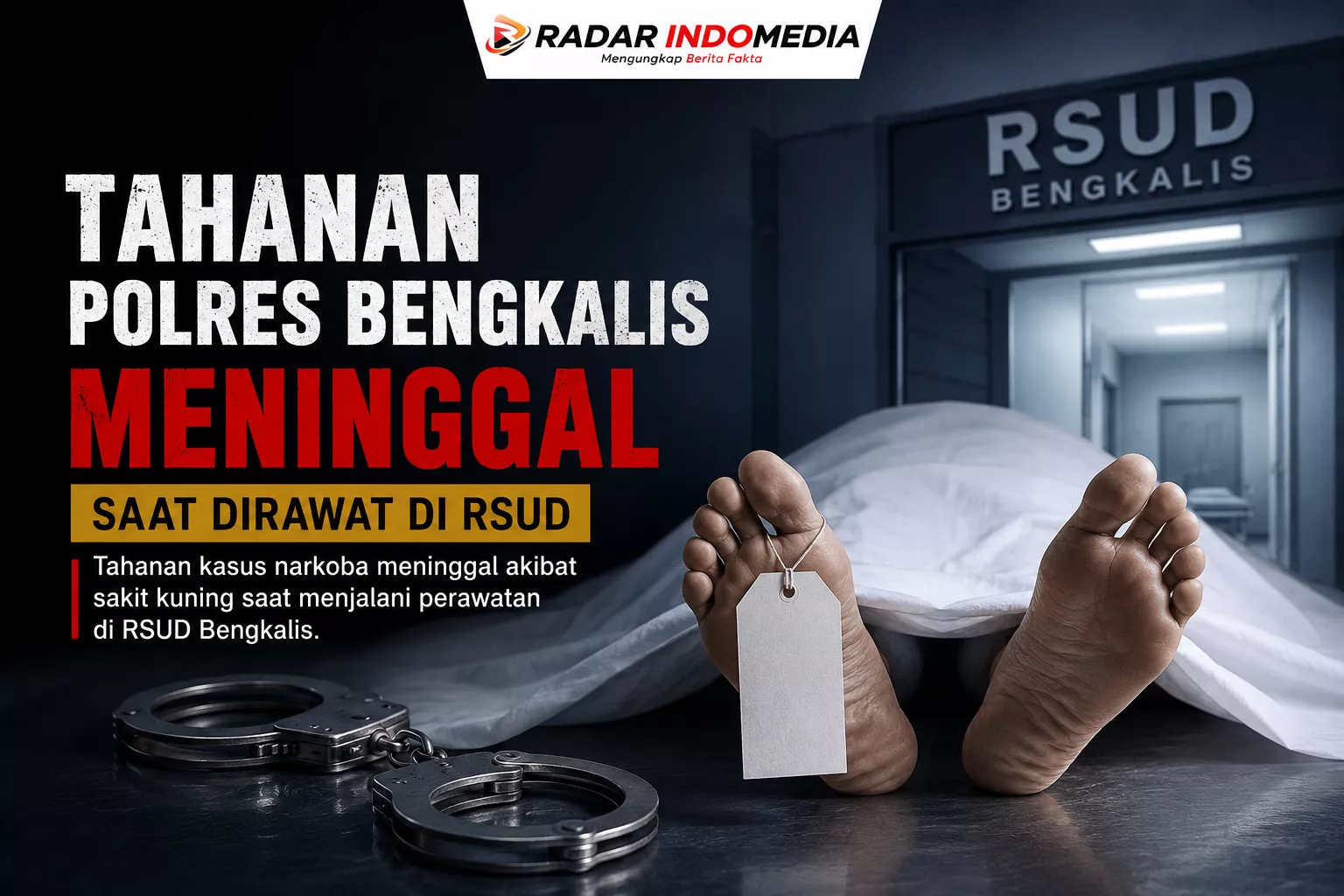Tahanan Kasus Narkoba Meninggal Saat Dirawat di RSUD Bengkalis