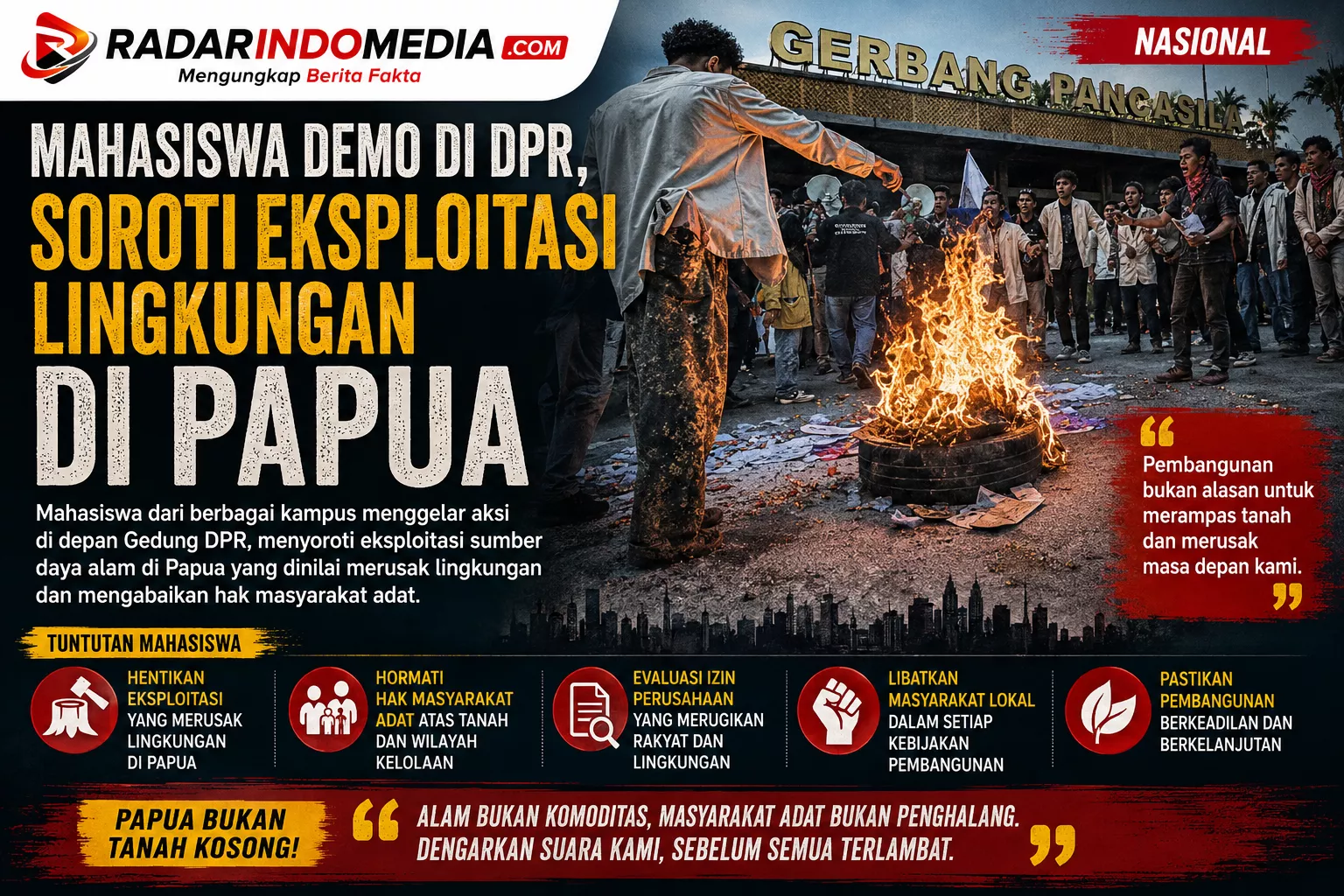 Papua Kembali Bersuara, DPR Kembali Diuji
