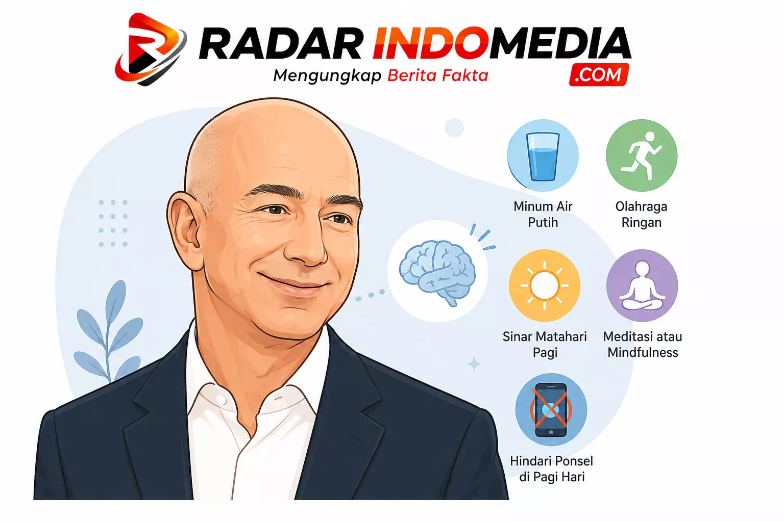 Kebiasaan Pagi Para Miliarder Ternyata Baik untuk Kesehatan Otak