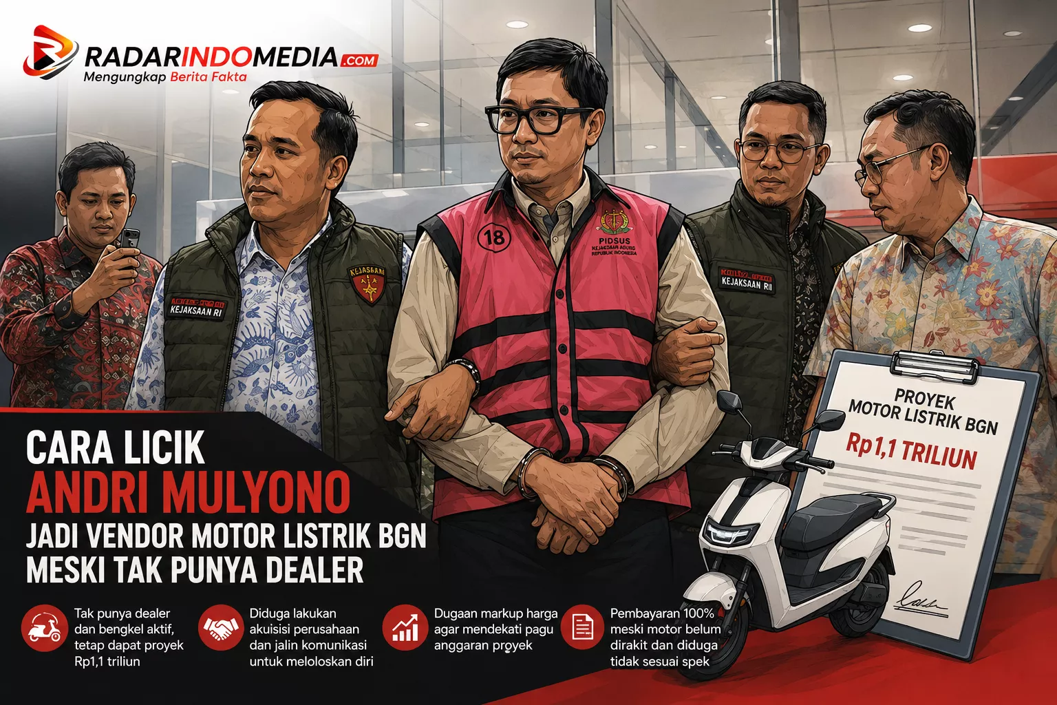 Tak Punya Dealer, Bisa Dapat Proyek Rp1,1 Triliun! Akal-akalan Vendor Motor Listrik BGN Mulai Terbongkar