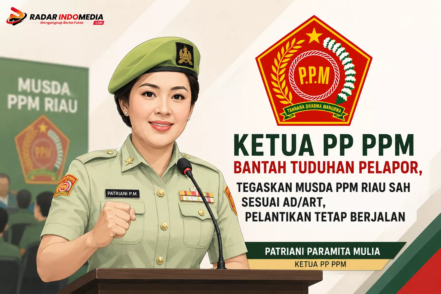 Ketua PP PPM Bantah Tuduhan Pelapor, Tegaskan Musda PPM Riau Sah Sesuai AD/ART, Pelantikan Tetap Berjalan