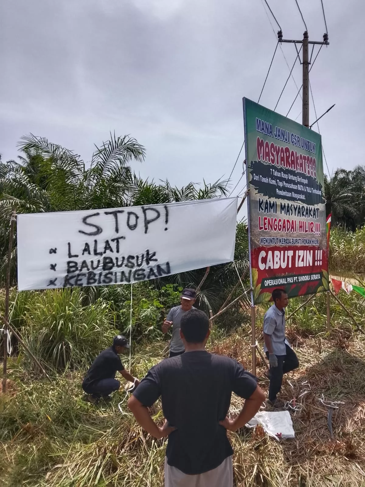 7 Tahun Raup Untung Berlimpah, PT Sindora Seraya Dijuluki Tebar Janji CSR Palsu? Warga Lenggadai Hilir Desak Bupati Rohil Cabut Izin Operasional