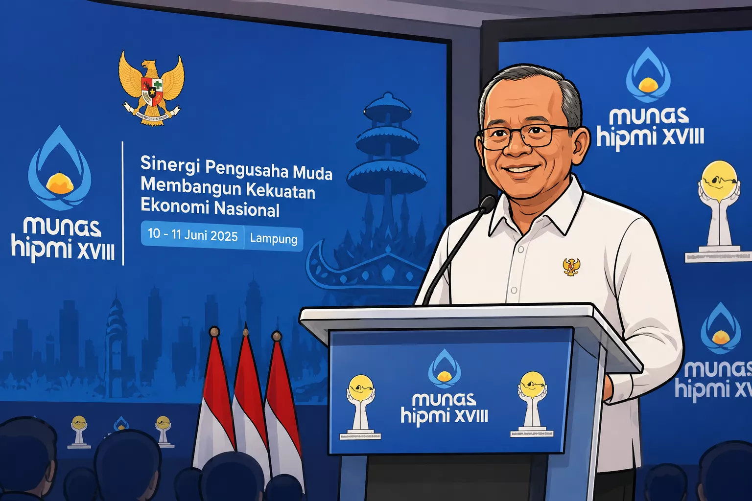 Bahlil Minta Izin Panggil Prabowo “Kakanda”, Candaan yang Langsung Bikin Ruangan Pecah