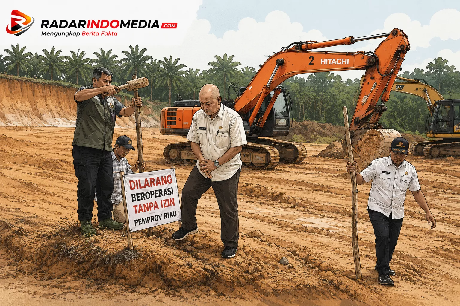 Tambang Ilegal di Kampar Disetop! Pemprov Riau Akhirnya Turun Gunung, Jangan Sampai Hanya Sekadar Pasang Spanduk