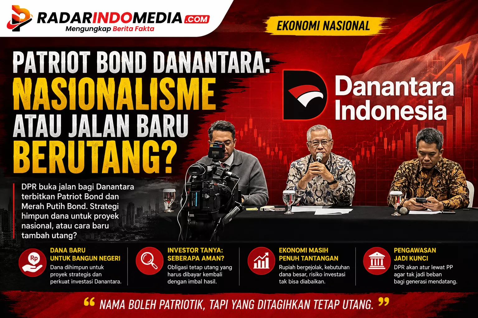 Patriot Bond Danantara: Nasionalisme atau Jalan Baru Berutang?