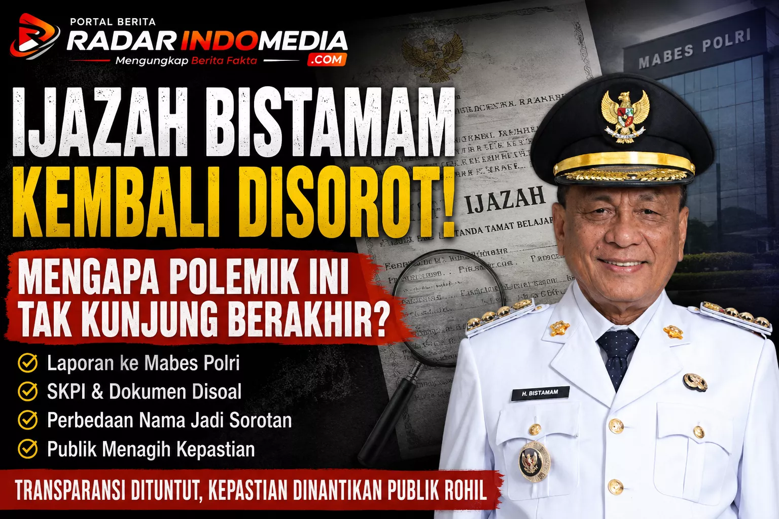 IJAZAH BISTAMAM KEMBALI JADI SOROTAN, MENGAPA POLEMIK INI TAK KUNJUNG BERAKHIR?