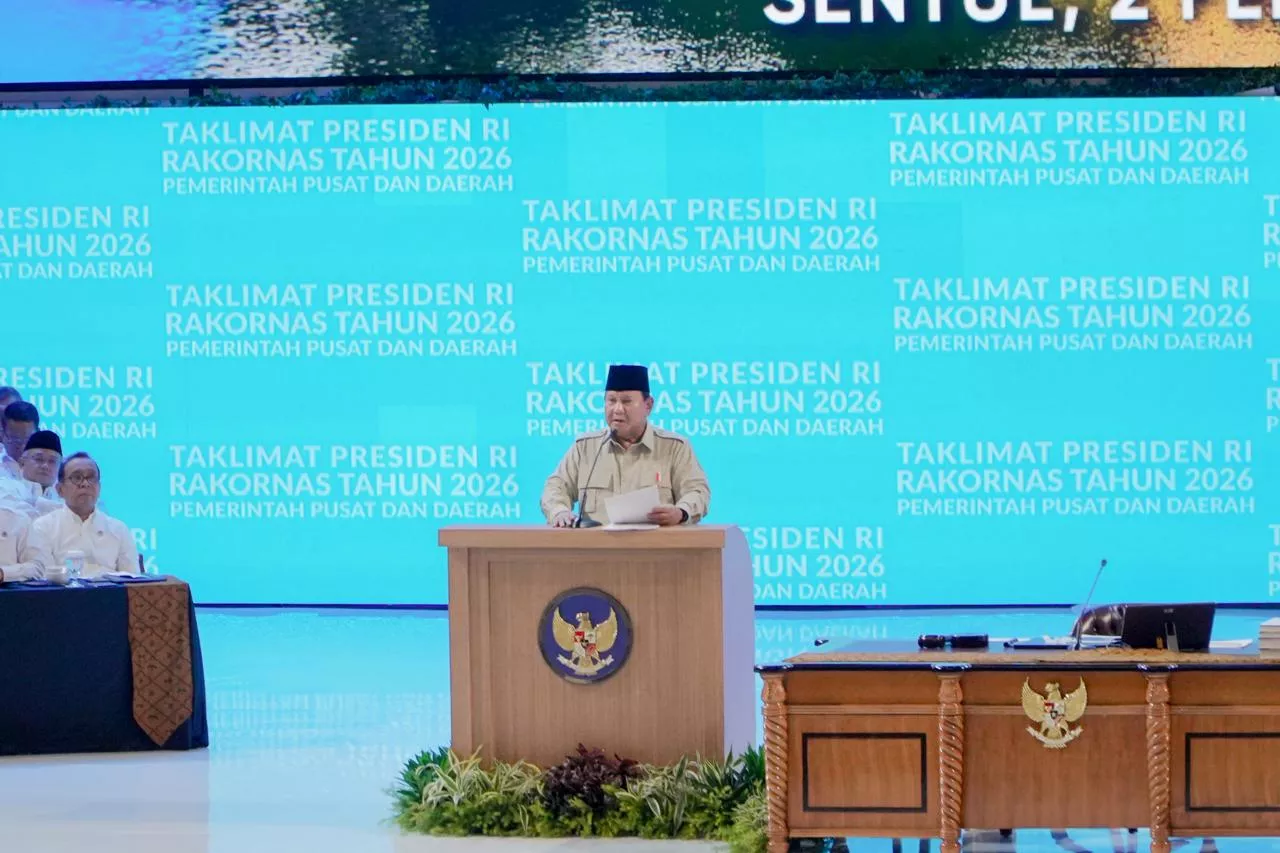 Hadiri Rakornas, Bupati Bengkalis Dukung Arahan Presiden Prabowo Jalankan Program Pro Rakyat