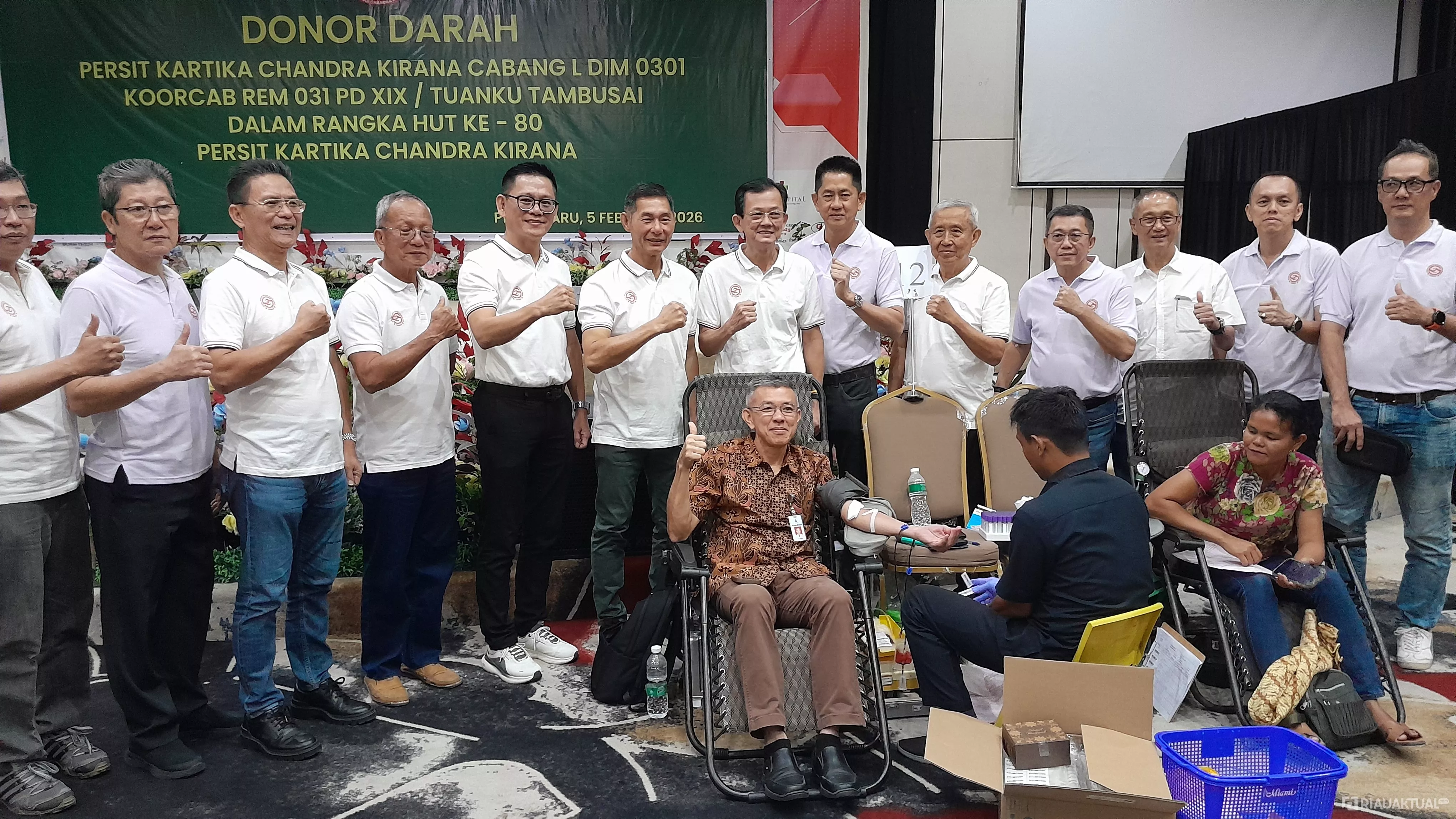 Hari Pertama Baksos PBBDD di Pekanbaru Kumpulkan 600 Kantong Darah 