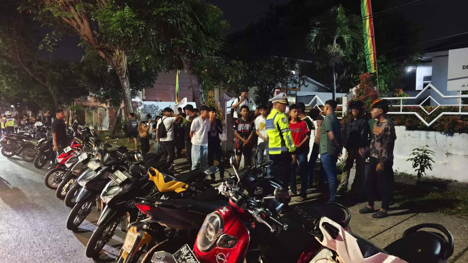 Blue Light Patrol Ditlantas Polda Riau Jelang Operasi Keselamatan 2026