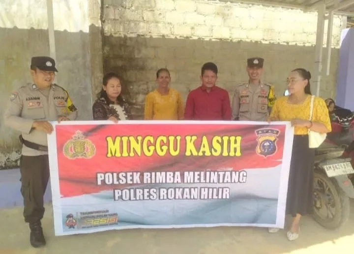 Minggu Kasih, Polsek Rimba Melintang Serap Aspirasi Jemaat Gereja