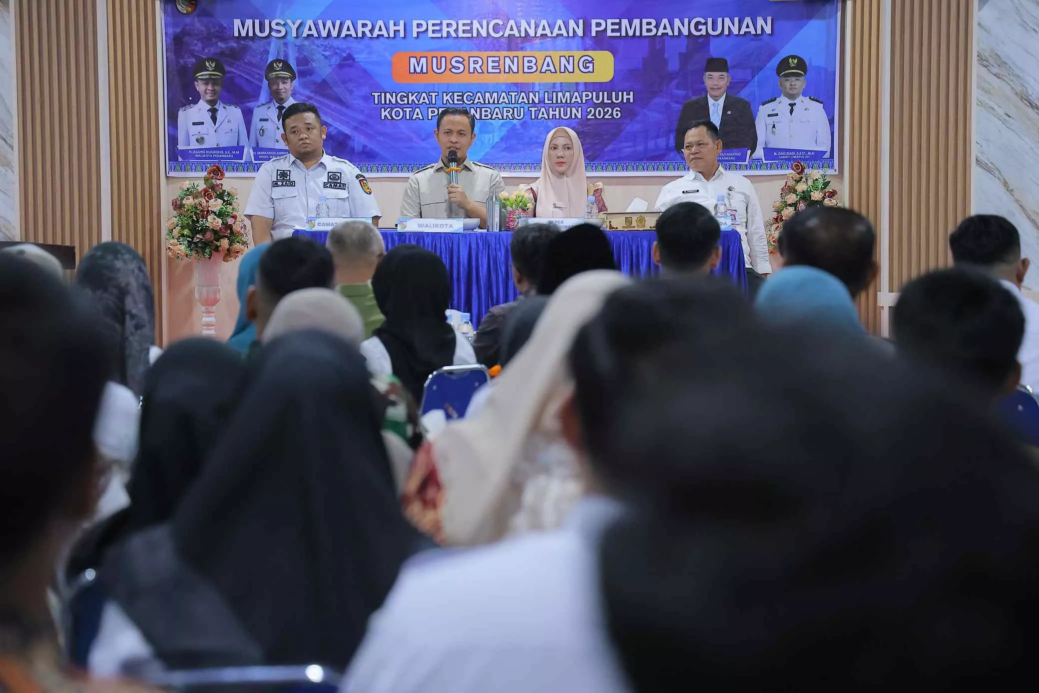 Buka Musrenbang Kecamatan Limapuluh, Wako Agung: Kompas Utama Menyusun Kebijakan