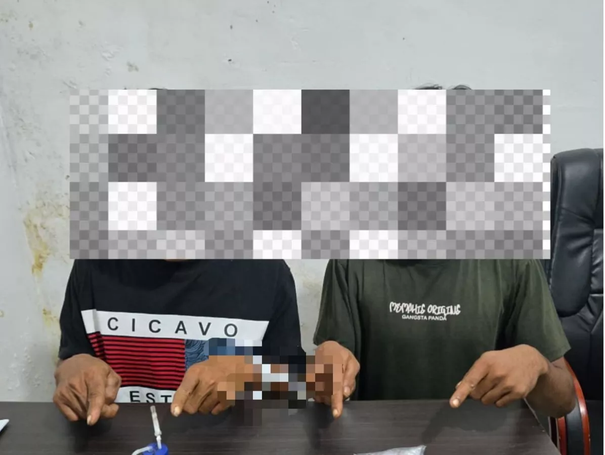 Polsek Pinggir Bongkar Peredaran Sabu di Tasik Serai Barat, Dua Pria Ditangkap