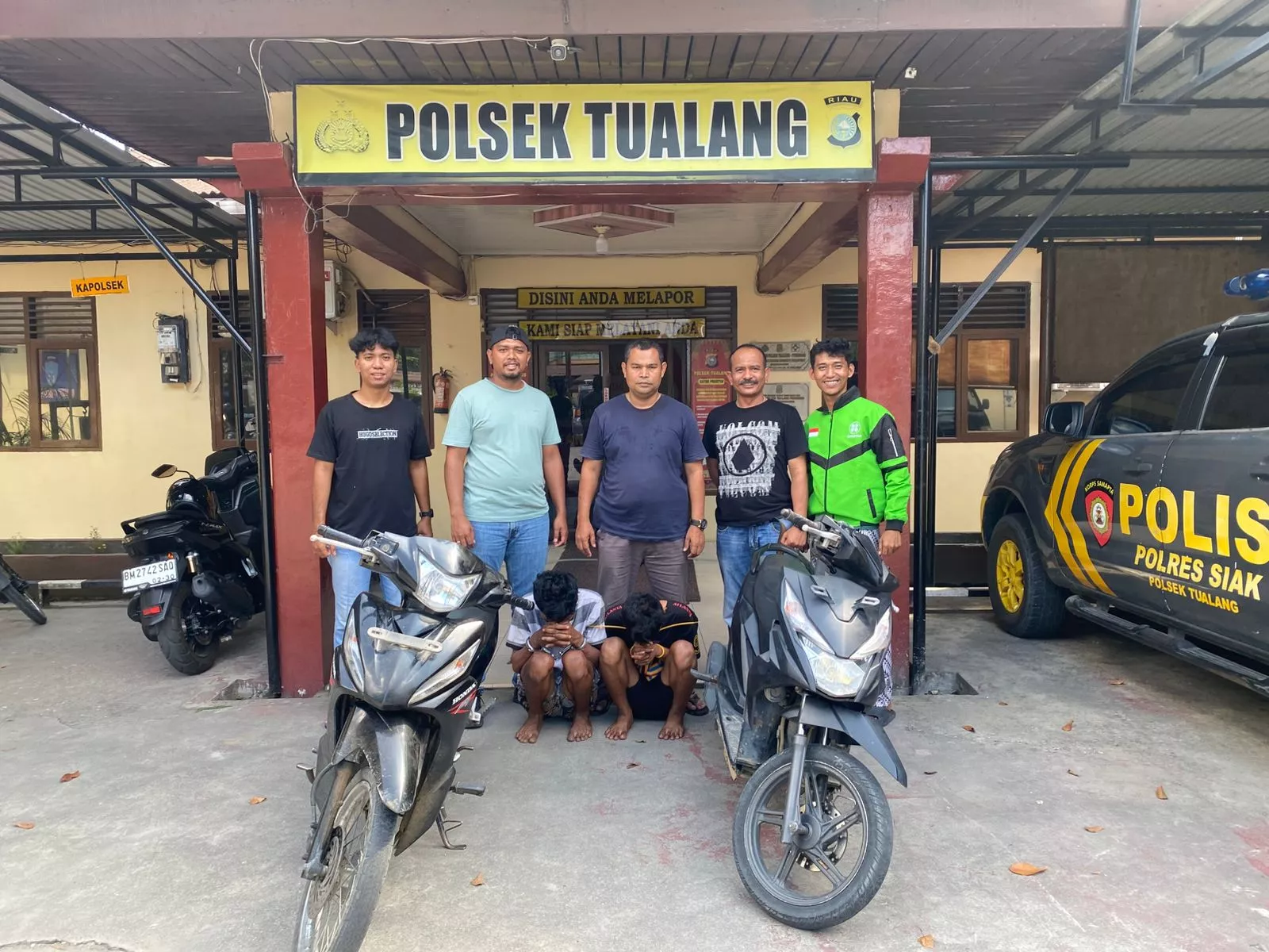 Dua Pelaku Pencurian Motor saat Salat Subuh di Siak Ditangkap Polisi, Salah Satunya di Bawah Umur