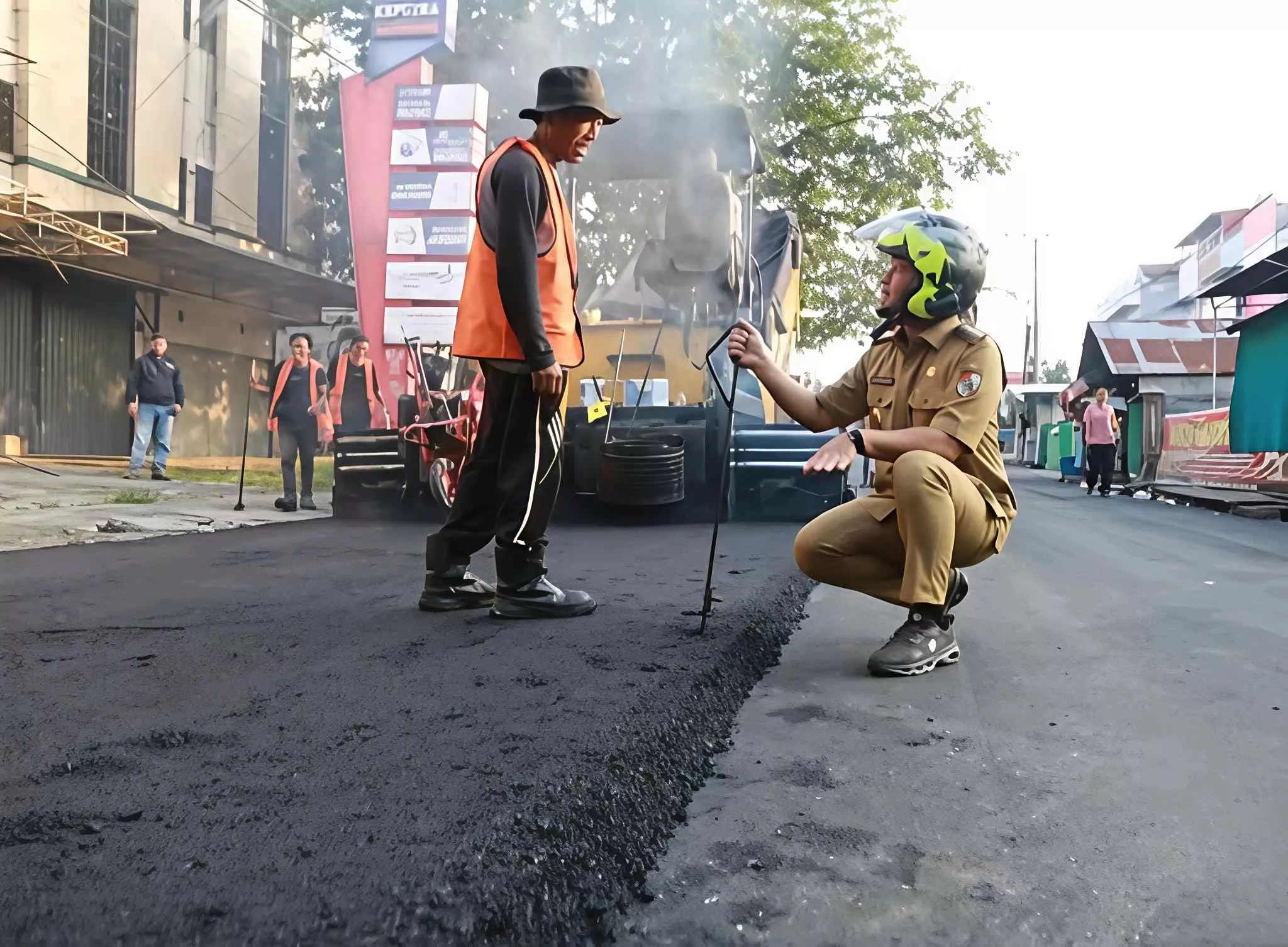 Perbaikan Berlanjut, Wako Pekanbaru Targetkan Tahun ini Lebih dari 42 KM Jalan Rusak Bakal Mulus 