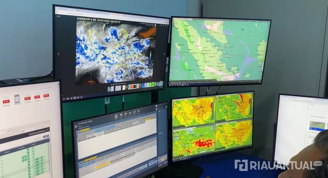 Hujan Masih Berpotensi Guyur Sebagian Besar Wilayah Riau Hari Ini 