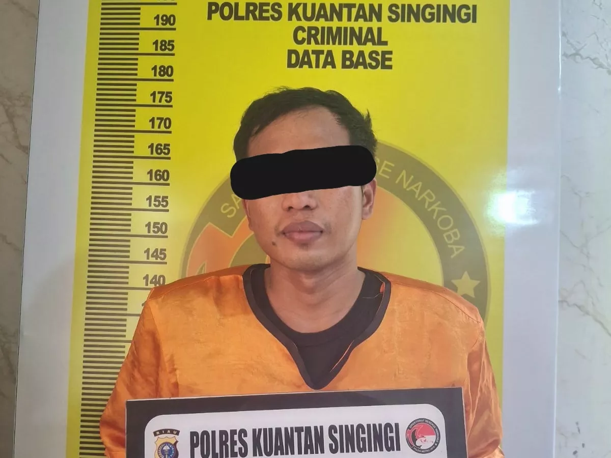 Hendak Transaksi Sabu di Rumah Kosong, Polres Kuansing Amankan Pemuda 30 Tahun