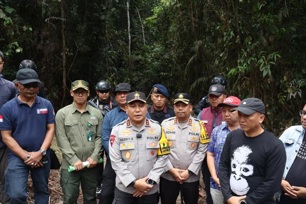 Kapolda Riau ke TKP Pembantaian Gajah di Pelalawan, Pelaku Masih Diburu