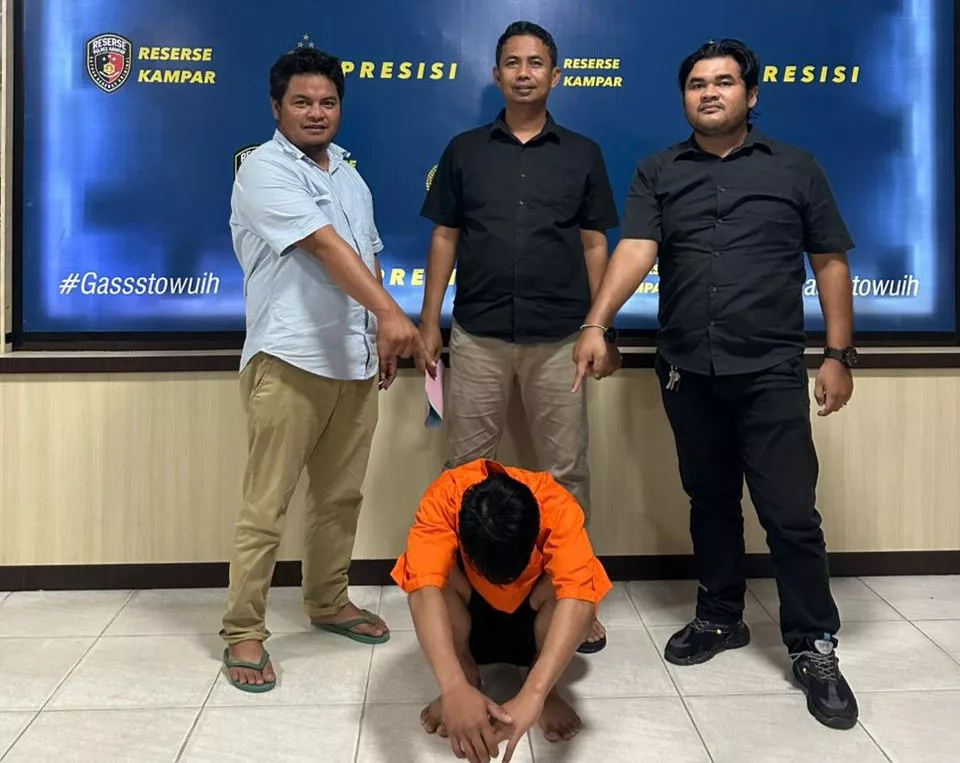 Polres Kampar Tangkap Remaja 18 Tahun Pelaku Pencabulan Anak di Bawah Umur