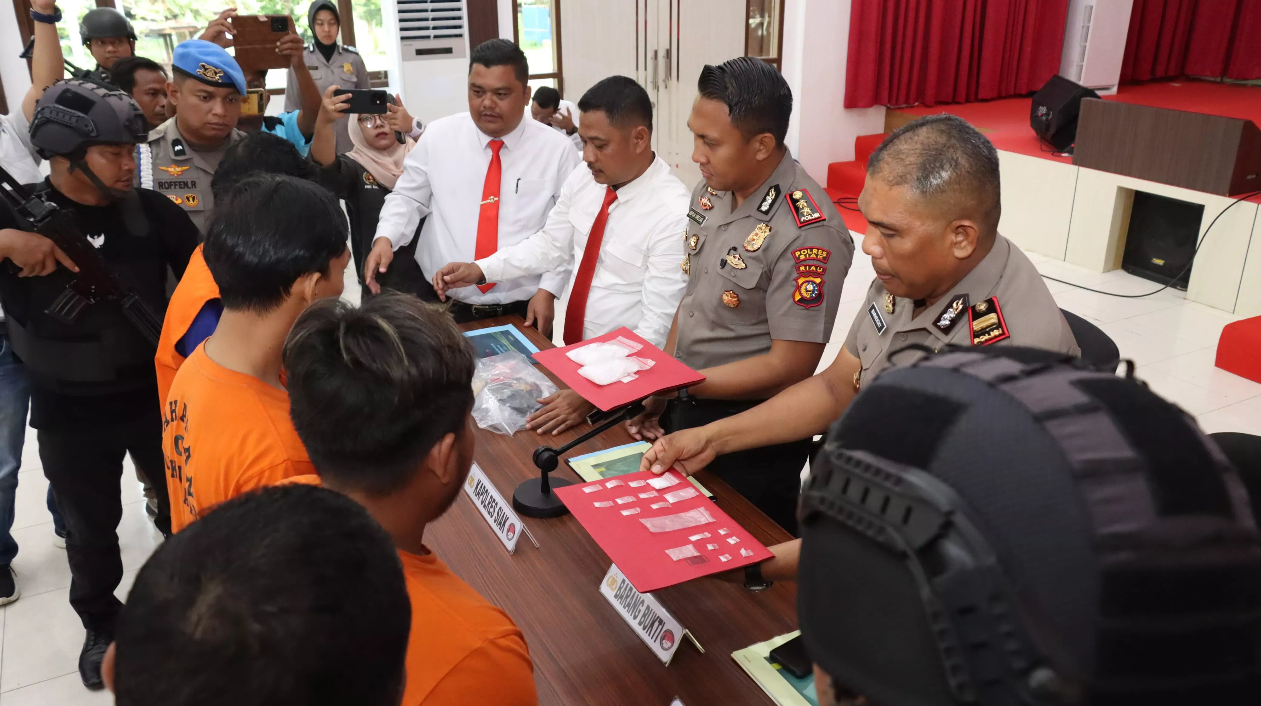 Awal Menjabat, Kapolres Siak Bongkar 2 Kasus Narkoba Jaringan Lintas Provinsi