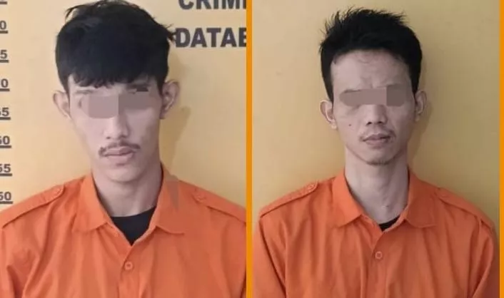 Grebek Desa Kuba, Satnarkoba Polres Inhu Sita 63 Paket Sabu dan Tangkap Dua Pengedar