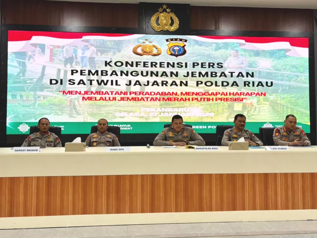 Polda Riau Bangun 26 Jembatan Presisi karena Akses Hidup Masyarakat Tak Boleh Terputus
