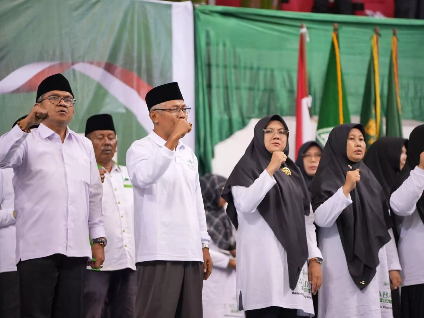Bupati Afni Ajak Ribuan Jamaah NU Doakan Korban Ambruknya Tangsi Belanda di Siak
