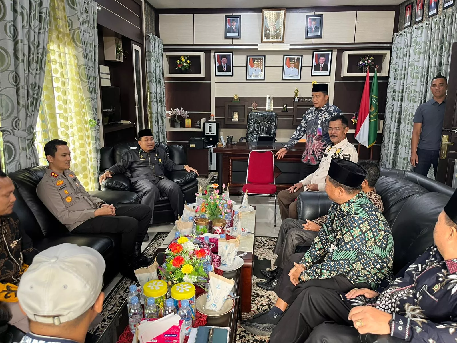 Kapolres Kuansing Silaturahmi dengan Kemenag dan FKUB, Perkuat Kerukunan dan Kamtibmas