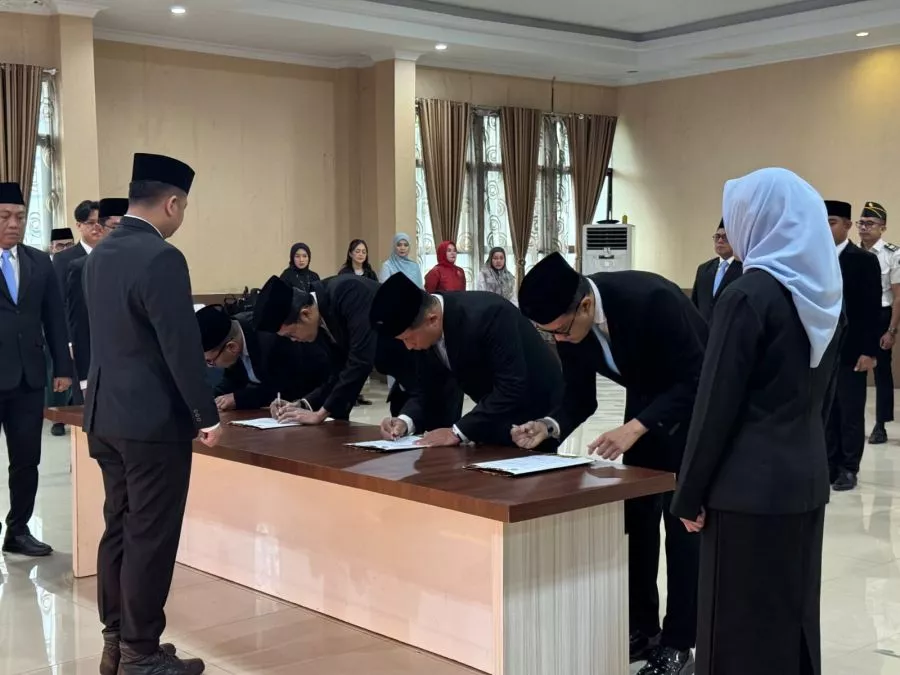 Imigrasi Pekanbaru Lantik Sejumlah Pejabat, Ini Daftar Nama Barunya