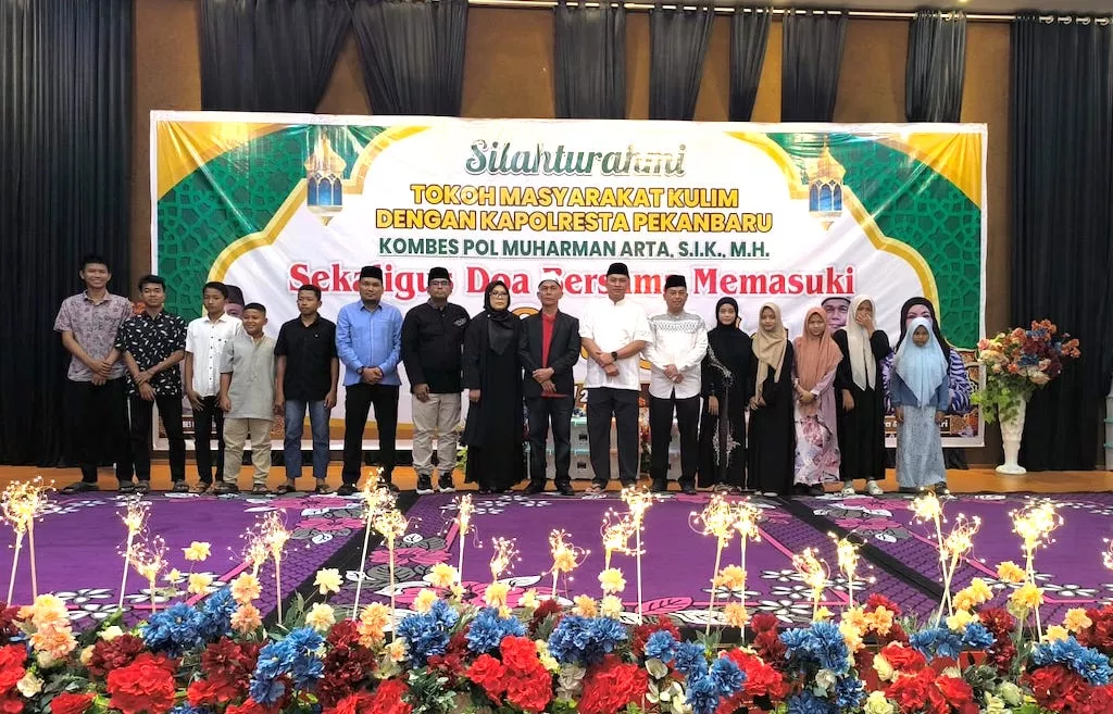 Kapolresta Pekanbaru Silaturahmi ke Kulim, Ajak Warga Jaga Kamtibmas Jelang Ramadhan