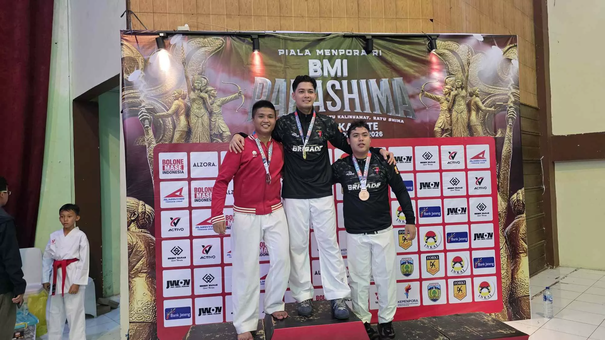 Anggota Gegana Brimob Riau Sabet Perak di Kejurnas Karate Piala Menpora 2026