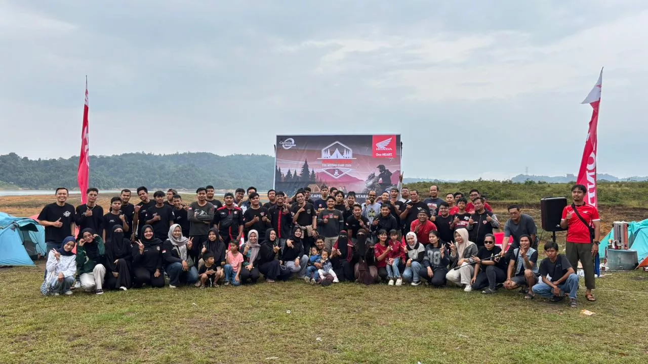 Honda Bikers Fun Motour Camp 2026 Pererat Silahturahmi Bikers Honda dan Gaungkan Safety Riding